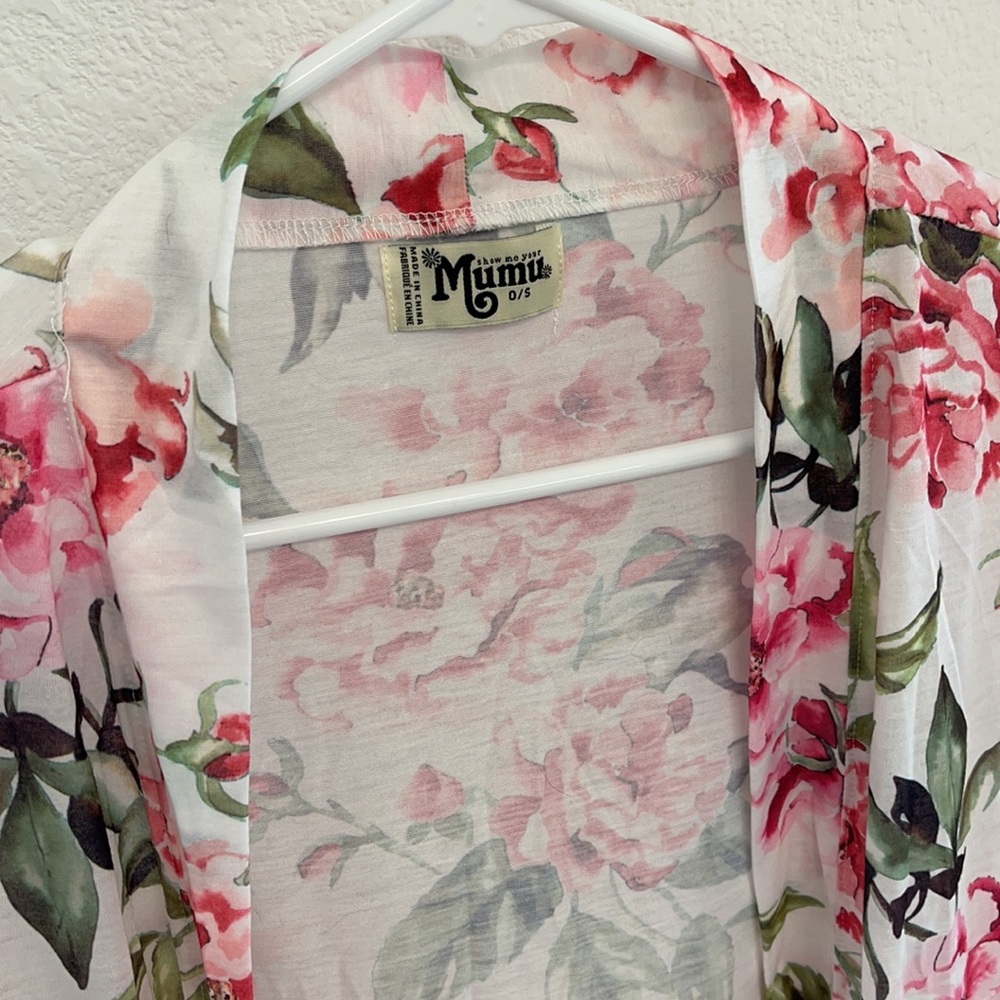 FLORAL KIMONO ROBE - Picture 2 of 5
